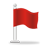 Red flag icon